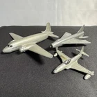 Vintage Dinky Meccano England Viking, PIB Lightning & Shooting Star Planes