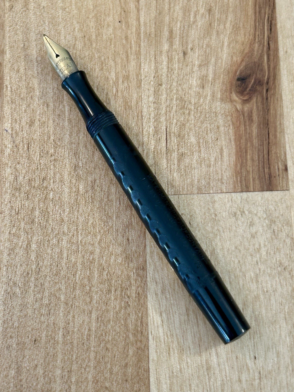 Antique Waterman 0852 1/2V BCHR Gold Filled Ring Top Fountain Pen Pat 1903 w/Box