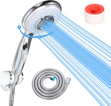 RV Shower Head with Hose and on off Switch - High Pressure Shower Head Replaceme