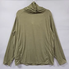 CQR Men’s Large Outdoor Hooded Mask Long Sleeve Sun Protection Quick Dry Shirt