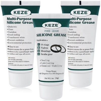 KEZE Silicone Grease Waterproof Food Grade Silicone Sealant Lubricant for Plu...