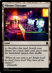 Vibrant Cityscape #82 Commander: Teenage Mutant Ninja Turtles Common Land