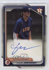 2024 Bowman Paper Prospect Retail Chase Jaworsky #PPRA-CJ Auto 02wb
