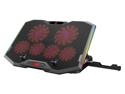 Conceptronic THYIA01B Thyia Ergo 6-Fan Gaming Laptop Cooling Stand ~E~