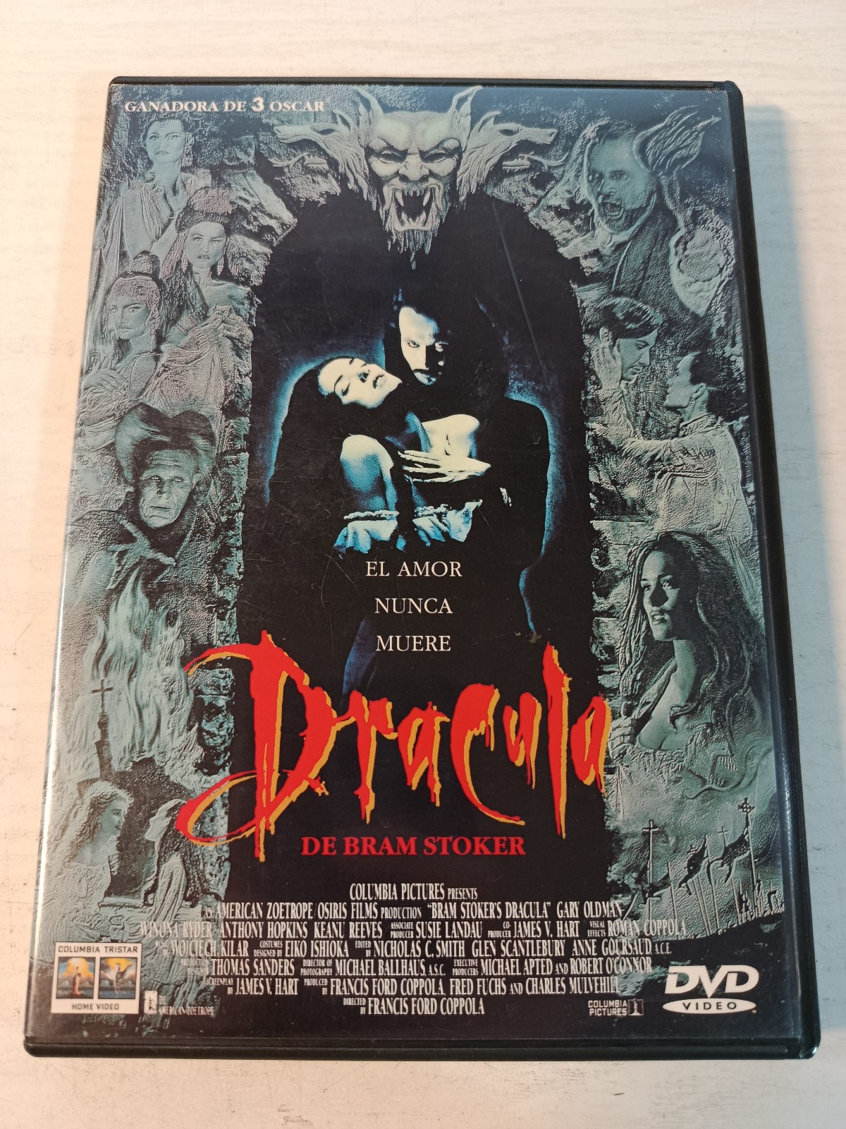 Dracula By Bram Stoker Gary Oldman Wynona Ryder - DVD Region 2 Español Ingles Am