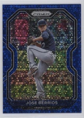 2021 Panini Prizm Blue Donut Circle Prizm 106/199 Jose Berrios #44 0q3
