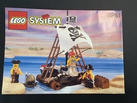 VTG LEGO Pirates Raft Raiders 6261 100% Complete w/Inst & Box ONE OWNER EUC!