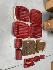 974 Jaguar Xke Roadster Original Factory Seat Skins W Headrest Skins Covers