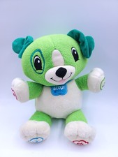 Leapfrog My Pal Scout Green Talking/Musical Learning Interactive Dog Plushed