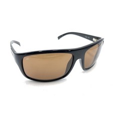 Serengeti RARE Coppa 7249 Polarized Black Rectangle Sunglasses Brown Lens Italy