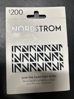 $200 Nordstrom Gift Card