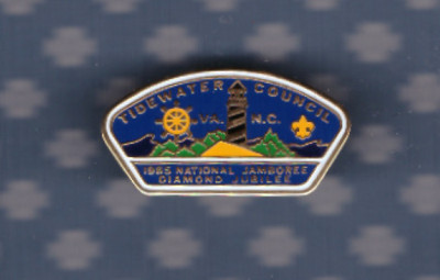 National Jamboree 1985 Hat Pin - Tidewater Council -Mint-  NC VA P4