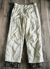 OBERMEYER Womens Storm Pants Sz 8 Ski IVORY Winter Thermolite 