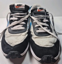 Nike Mens Waffle Debut Grey/ Laser Blue Trainers Uk Size 10