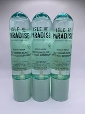LOT OF 3 Isle of Paradise Self Tanning Oil Mist,  Medium, Full Size 200ml X 3