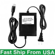 9V 4 PIN DIN AC/AC Adapter Charger Power Cord PSU for Korg Triton LE Synthesizer
