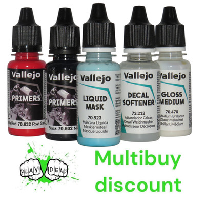 Vallejo - Hilfs- & Polyurethangrundierungen - Multibuy Rabatt