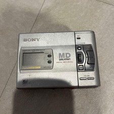 Sony Walkman MZ-R50 MiniDisc Player/Recorder Silver No Battery Used Japan Tested