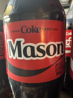 Share a Coke with Mason 2025 Personalized Gift Coca Cola Bottle
