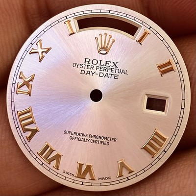 Rolex Roman Pink Dial for Day-Date 36mm Roségold Model Ref 118235 118205 118135