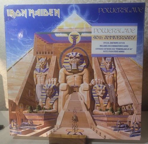 Iron Maiden Powerslave (Sealed & New)w/minor sleeve damage