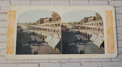Vintage Stereoview Stereoscopic Photo Card Algiers, Algeria