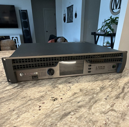 Crown I-Tech 4x3500HD 4-Channel Rackmount Power Amplifier w/ USB Input