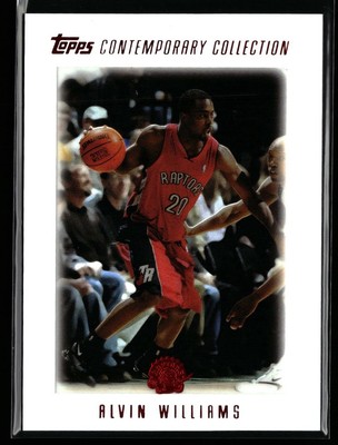 Alvin Williams 2003-04 Topps Contemporary Collection #114 Red #/225 Raptors