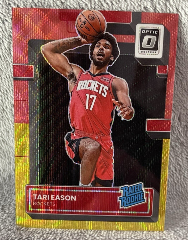 2022-23 Optic - Tari Eason (RC) #203 - Red & Gold Wave Rated Rookie /99