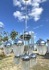 LAMPADARIO KRONLEUCHTER SPUTNIC ERA SPAZIALE ANNI 70 FONTANA ARTE SPACE AGE 70S