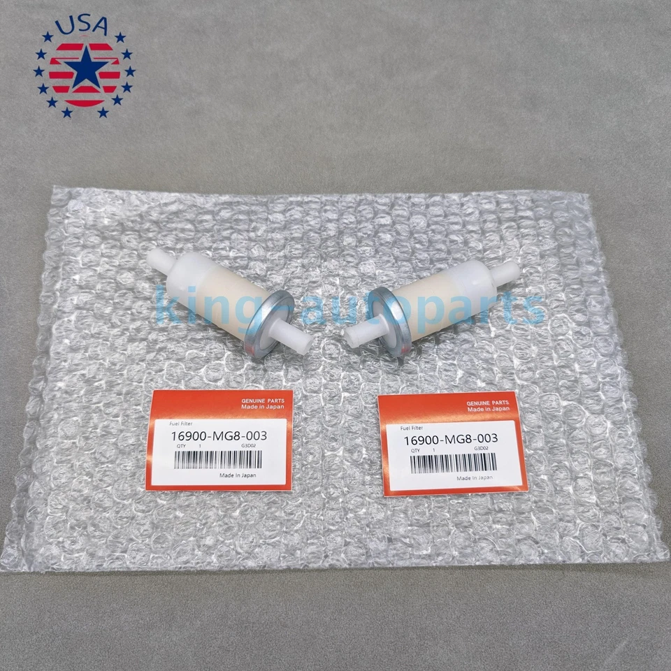 New 2x Fuel Filter For Honda Shadow ACE Aero Spirit 750 1100 Motorcycle Series — 第 3/4 张图片
