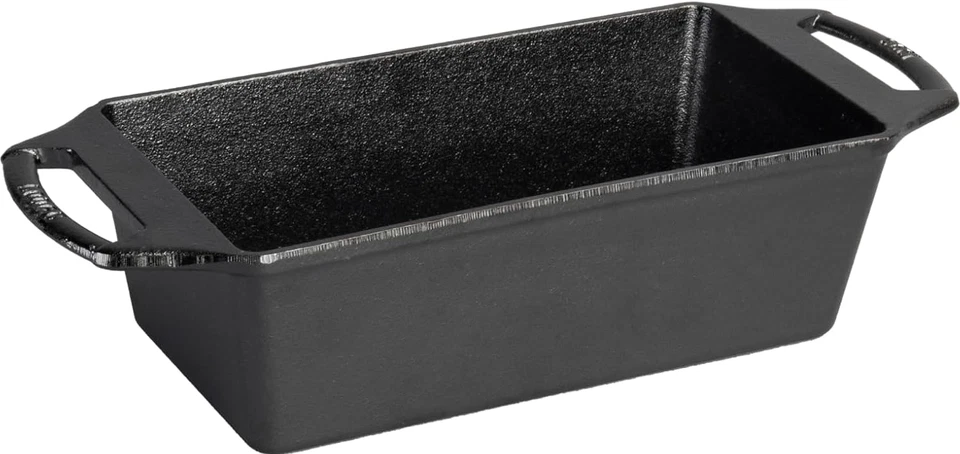 Cast Iron Loaf Pan 8.5x4.5 Inch Heavy Duty Bread Baking Pan Kitche fast shipping - Image 3 of 4