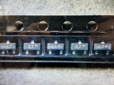 50x MMBF170LT1G onsemi N-Kanal MOSFET 60V 500mA SOT-23 Marking 6Z / MOSFET