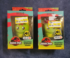 Pair of Bitty Boomers Jurassic Park Collectible Dilophosaurus Bluetooth Speakers