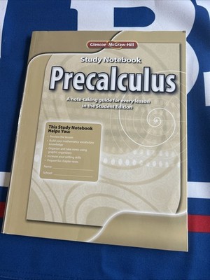 McGraw Hill Pre calculus Study Notebook