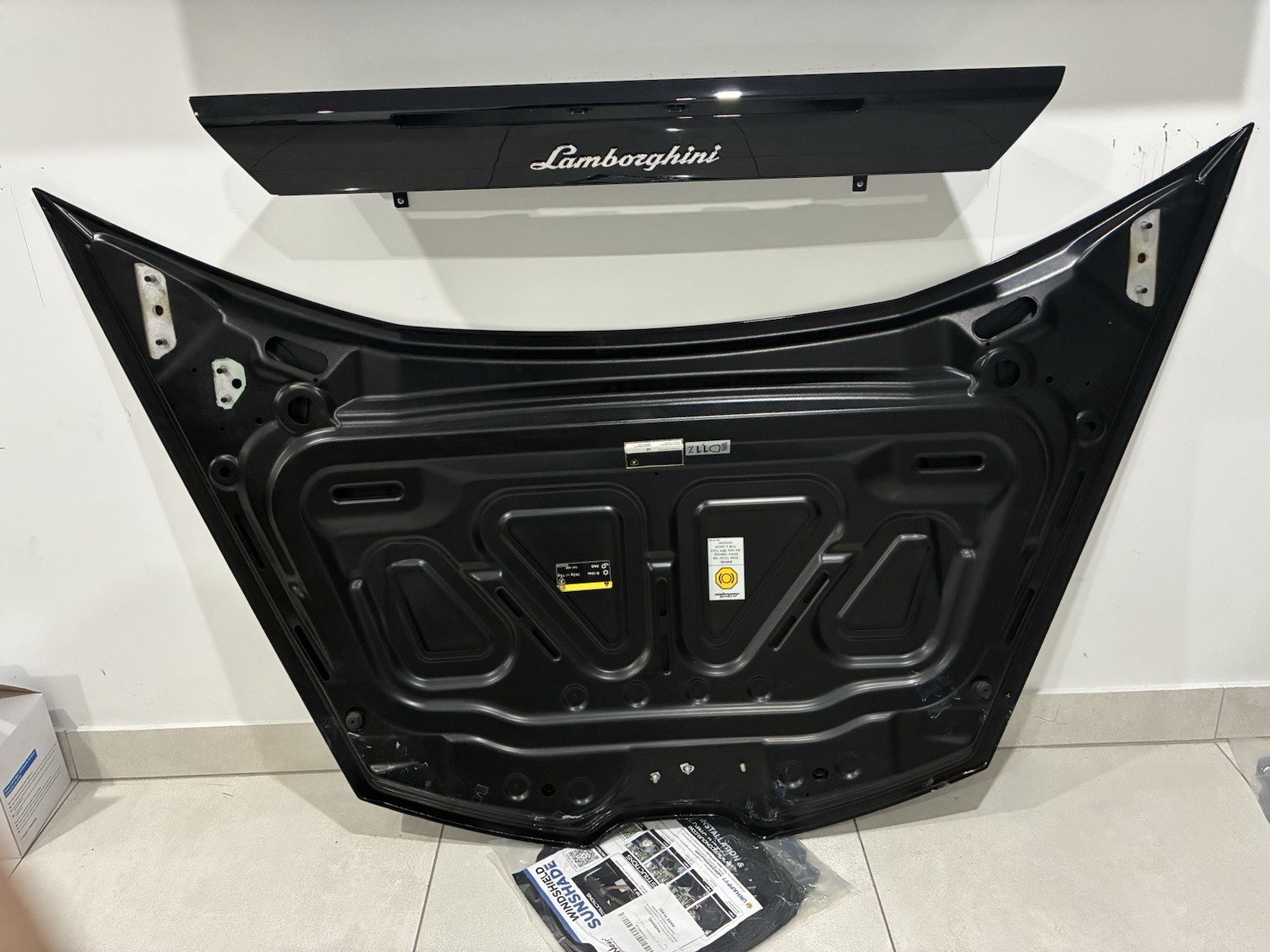 2015-2023 BLACK  NERO NOCTIS  LAMBORGHINI HURACÁN HOOD / BONNET