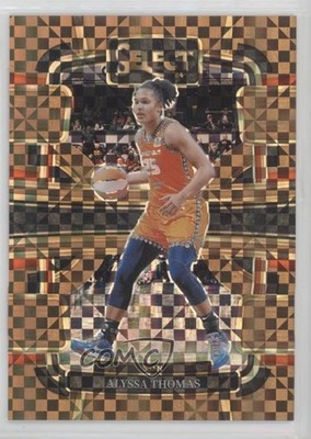 2024 Panini Select WNBA Concourse Bronze Checker Prizm 10/49 Alyssa Thomas 3d3