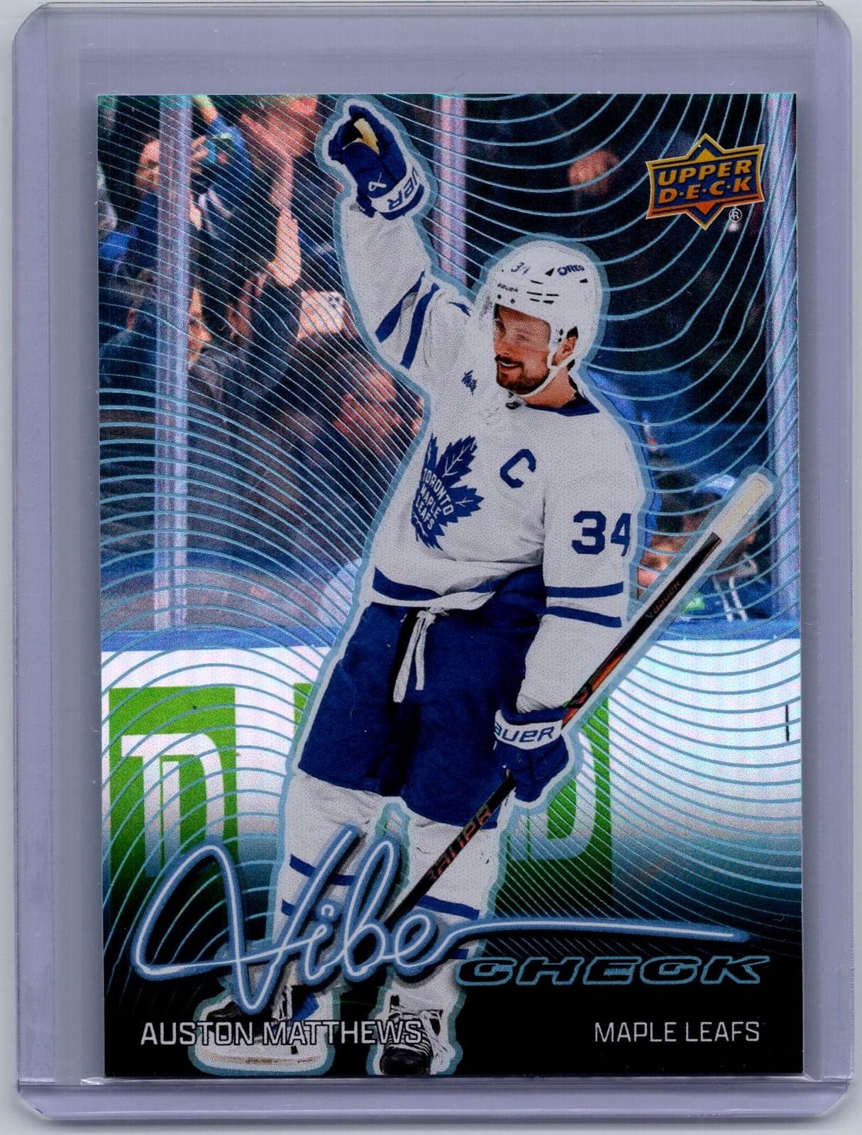 2026-27 Upper Deck #VC-19 Auston Matthews Vibe Check