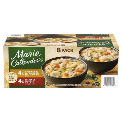 Marie Callender's Chicken Variety Pack Soup., 8 ct Great Price