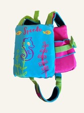 Speedo Begin to Swim Float Coach Life Jacket Size 2-4 Years Pink Blue