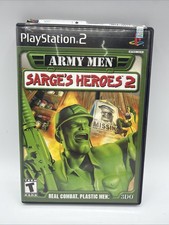 Army Men: Sarge's Heroes 2 (Sony PlayStation 2, 2001) PS2 CIB Tested Reg Card