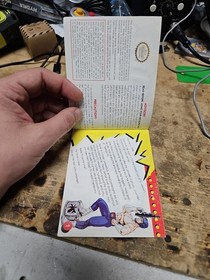 Libro de instrucciones original SMASH TV Nintendo NES solo manual