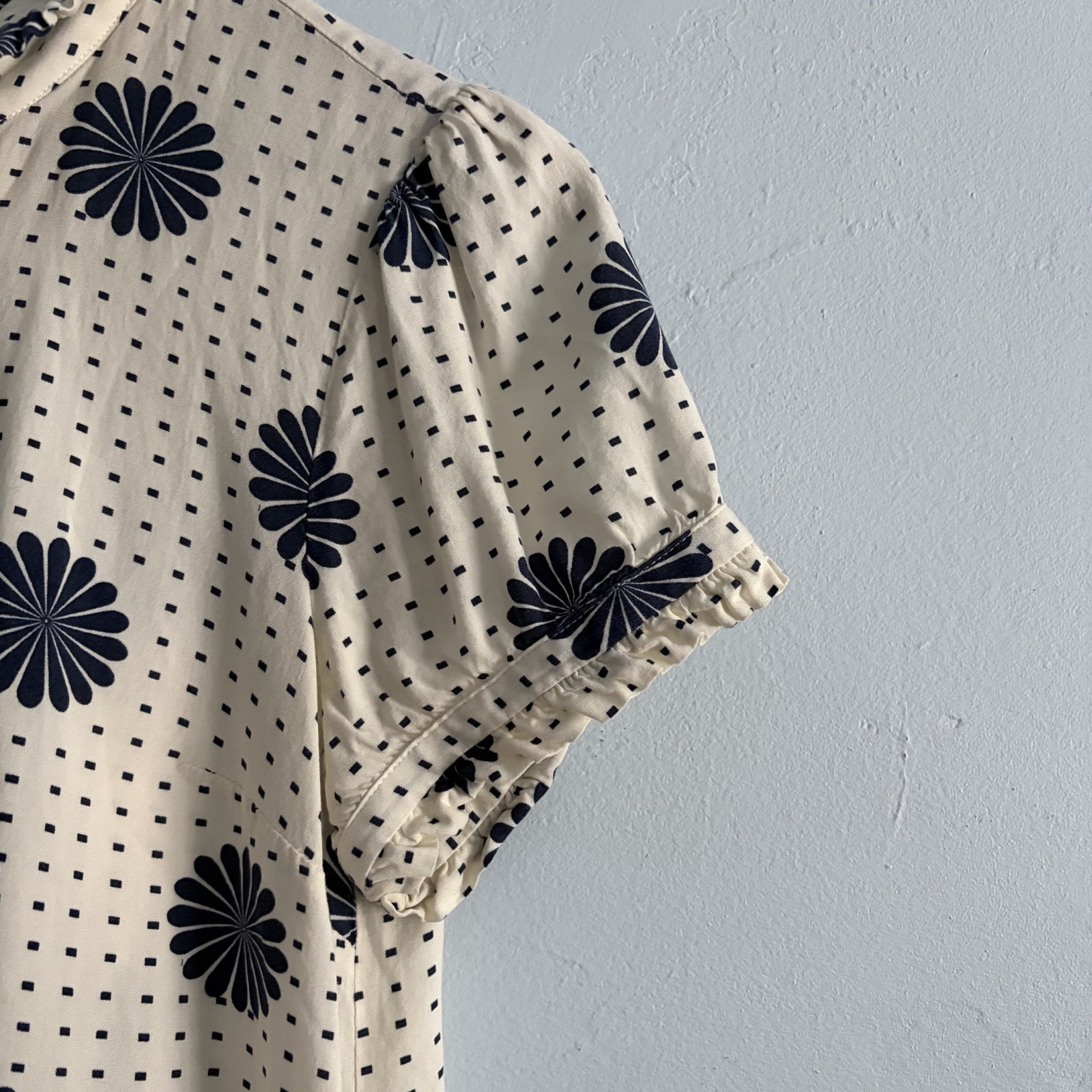 ModCloth Floral Dot Button Down Top - image 3