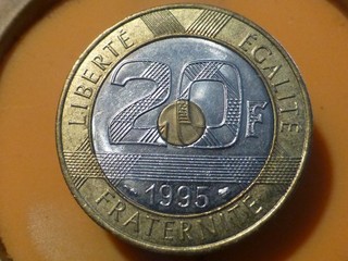 20 FRANCS MONT SAINT MICHEL 1995 RARE & RARE QUALITE SUP !
