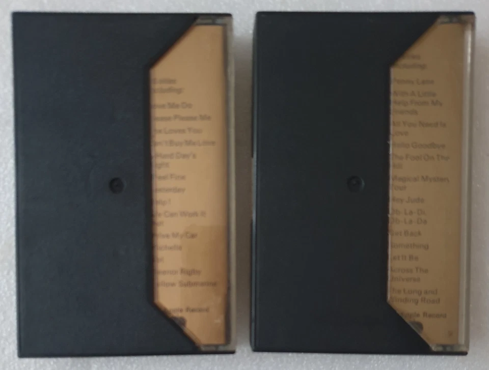 TWO BEATLES DOUBLE PLAY CASSETTES 1962-1966 & 1967-1970 WITH GOLD INLAYS - Image 2 of 4