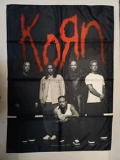 Vintage   KORN   Unused  2001 TEXTILE POSTER FLAG  