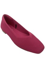 Skechers Women's Cleo Square-Blissful Soul Ballet Flat Hot Pink