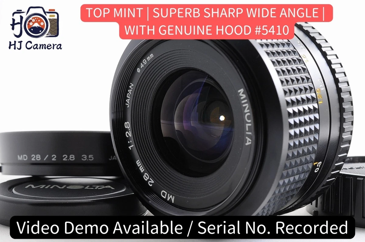 Minolta MD Minolta MD Camera Lenses 28mm Focal for sale | eBay