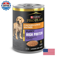 Purina Pro Plan Sport High Protein Puppy Food Chicken and Rice Entree Wet Formul