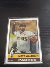 2025 Topps Heritage Chrome Matt Waldron #497 San Diego Padres